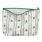 Strömshaga Kosmetická taštička Felicia Green L, zelená barva, textil