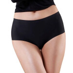 Dámské kalhotky Air black maxi - JULIMEX černá XL