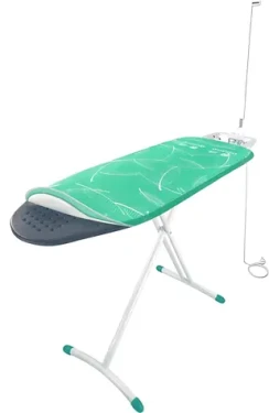 Leifheit AirBoard M Solid Plus NF 76210 / Žehlicí prkno / 120 x 38 cm / výškově nastavitelné / elektrická zásuvka (100002202146)