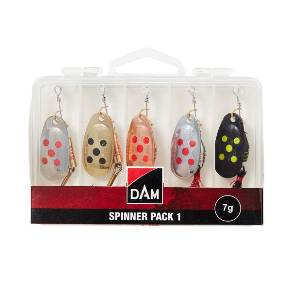 DAM Sada třpytek Spinner Pack 7g 5ks,DAM Sada třpytek Spinner Pack 7g 5ks