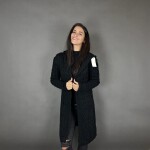 HOSH Jednobarevný kardigan BELLA Barva: Šedá