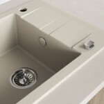 Kuchinox - SHIRE granitový dřez 1-kom s odkapávačem SBS_413Y