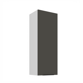 Horní skříňka Aria 40 G-108 1F Barva korpusu: Bílá, Barva dvířek: GR - Graphite AFM