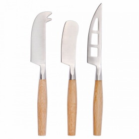 Garden Trading Set nožů na sýry Cheese, přírodní barva, dřevo, kov