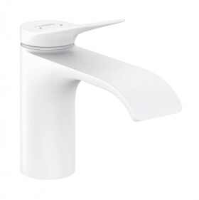 HANSGROHE - Vivenis Umyvadlová baterie 80, s výpustí, EcoSmart, matná bílá 75010700