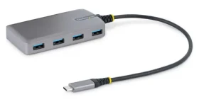 StarTech šedá / USB-C Hub / 4 porty / 5 Gbps / kabel 0,3 m (5G4AB-USB-C-HUB)