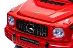 Mamido Dětské elektrické autíčko Mercedes Benz G63 cabrio EVA kola červené