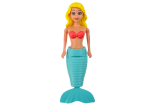 Mamido Vodní panenka mermaid natáčecí do vody plovoucí tyrkysová růžová mix