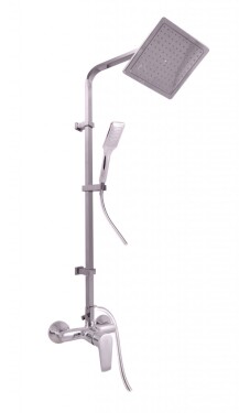 SLEZAK-RAV - Vodovodní baterie sprchová COLORADO s hlavovou a ruční sprchou, Barva: chrom, Rozměr: 100 mm CO182.0/6