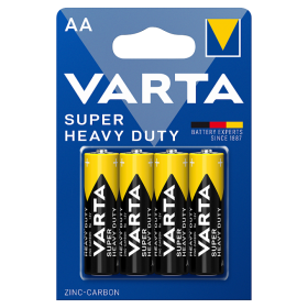 Varta Superlife Baterie AA / 1.5V / zinko-uhlíková / 4 ks / v blistru (2006101414)