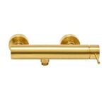 Sprchová baterie SAT Aurum bez sprchového setu 150 mm broušená zlatá SATBAUR268BG SATBAUR268BG