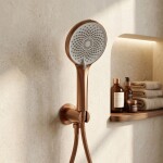REA - Sprchová hlavice JS-020 BRUSH COPPER REA-08036