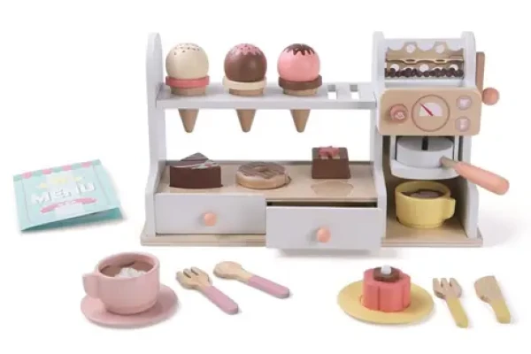 2Kids Toys Dřevěná cukrárna 2 in 1