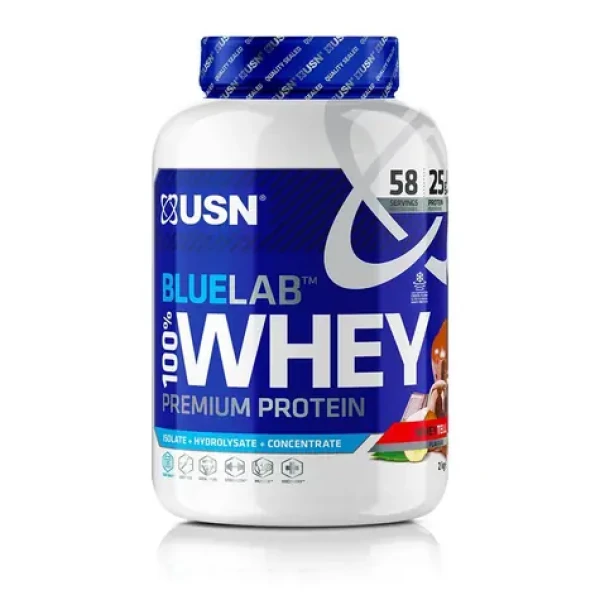 USN BlueLab 100% Whey Protein Premium 2000 g lískový oříšek (wheytella) (14170)