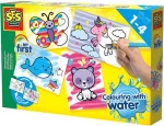 SES CREATIVE Moje první malování štětcem a vodou Fantastická zvířata