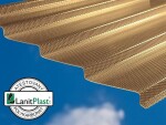 Vlnitá polykarbonátová deska Marlon CSE DIAMOND Z-TOP, š. 0,954 m × d. 3 m, síla 2,8 mm (bronz)