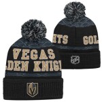 Outerstuff Dětská zimní čepice Vegas Golden Knights NHL Puck Pattern Cuffed Pom