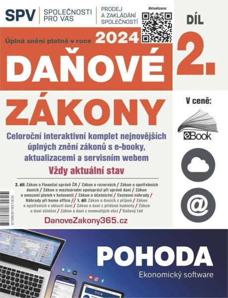 Daňové zákony 2024 (Díl 2.)