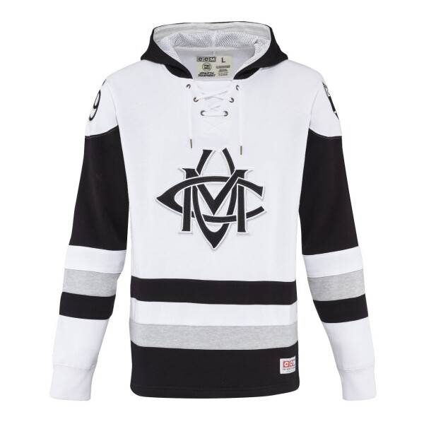 Pánská mikina CCM Monochrome Jersey SR Bílá Velikost: L