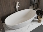 MEXEN/S - Bilbao volně stojící vana 180 x 90, bílá, sifon a přepad bílá 51311809000-20