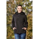 Bunda dámská 0706K softshell s kapucí