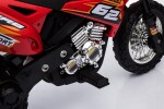 Mamido Dětská elektrická motorka Cross Force červená