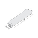 Strong BLUM ZSZ.02F0 Orga Line řezák alobalu 88,5/411mm