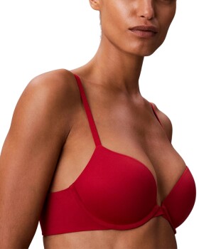 Dámská push-up podprsenka Calvin Klein QF7315 červená