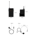 MOZOS MIC-UHF-SET černá / klopový mikrofon / bezdrátový (MIC-UHF-SET)