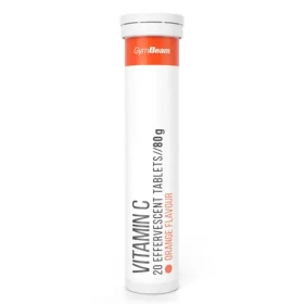 Vitamín C 1000 mg šumivý - GymBeam (pomeranč, 20 tab.) (29943-8-pomaranč-20tab)
