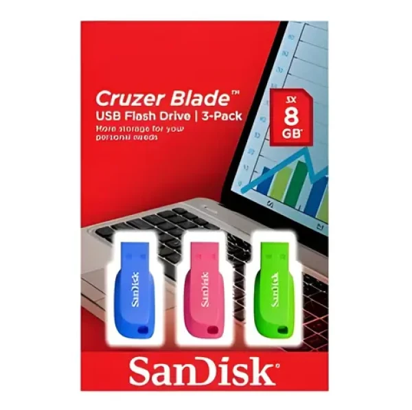 SanDisk Cruzer Blade 32 GB 3 ks / Flash Disk / USB 2.0 (SDCZ50C-032G-B46T)