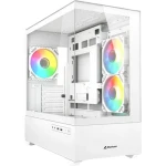 Sharkoon MK6 RGB bílá / ATX / 2x USB 3.2 / 1x USB-C / 3x 120mm / bez zdroje / průhledná bočnice (4044951041800)
