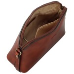 Luxusní dámská kožená crossbody Katana Kerto, hnědá