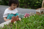 PlanToys PlanToys Jezdící zajíc - šedý