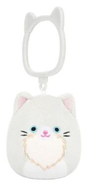 Squishmallows Klíčenka Angorská kočka - Zachariah