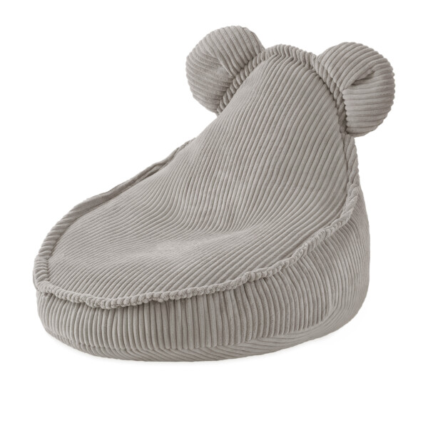 PLUSH NEST PLUSH NEST Dětské křesílko Huggy Bear Manšestr 68 × 45 cm béžové