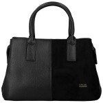 Luxusní dámská koženková kabelka do ruky Coveri Korina, černá