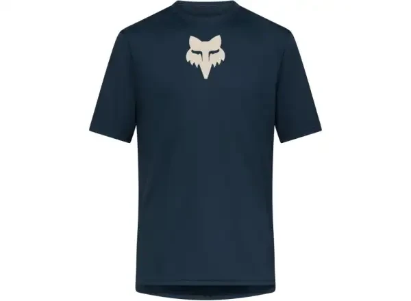 Fox Ranger Head pánský dres krátký rukáv Galaxy Blue vel. M