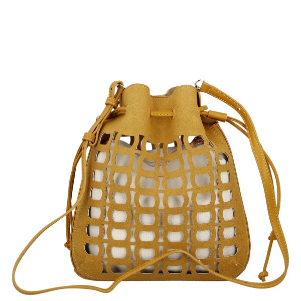 Moderní dámská kabelka Vaka, žlutá