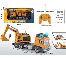 Mamido Nákladní auto s bagrem na dálkové ovládání R/C