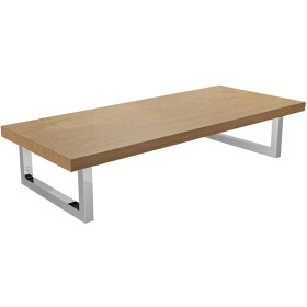 CERANO - Deska pod umyvadlo Navira Pro + 2 konzole pod desku - dub medový - 60x46x3,6 CER-606090