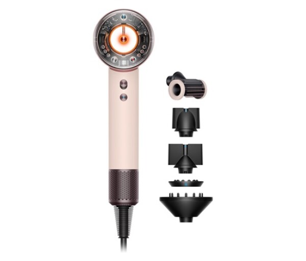 Dyson Supersonic Nural HD16 fén na vlasy, 1600 W, difuzér, 4 teploty, 3 rychlosti, Ceramic pink/Rose gold