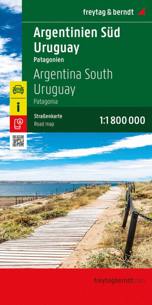Jižní Argentina – Uruguay 1:1 800 000 / automapa