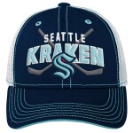 Outerstuff Dětská kšiltovka Seattle Kraken NHL Lockup Meshback Adjustable