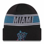 New Era Pánská zimní čepice Miami Marlins MLB Authentic 2024 Clubhouse Beanie