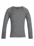 Dětské triko ICEBREAKER Kids 200 Oasis LS Crewe, Gritstone Heather velikost: 3
