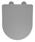 SAPHO - PACO WC sedátko, SLIM, Soft Close, Easy Take, šedá mat PCS1012GR