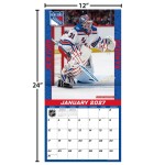 JF Turner Kalendář New York Rangers NHL 2027 Wall Calendar