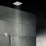 STEINBERG - 390 Hlavová sprcha, 40x40 cm, kartáčovaný nerez 390 4403