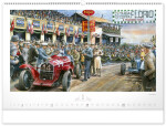 Nástěnný kalendář 2026 NOTIQUE - Oldtimers – Václav Zapadlík, 64 x 42 cm